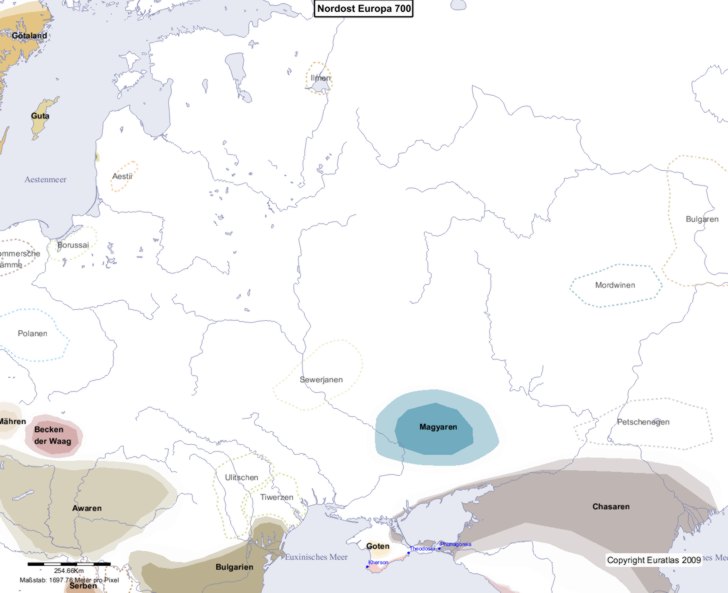 Europa im Jahre 700