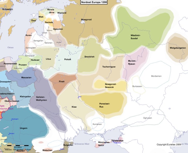 Europa nordstlicher Teil 1200