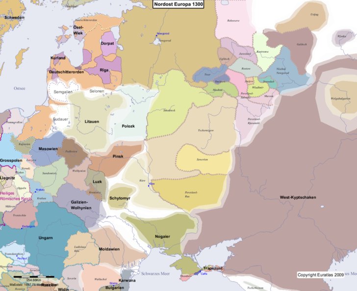 Europa nordstlicher Teil 1300