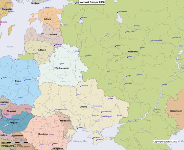 Europa nordstlicher Teil 2000