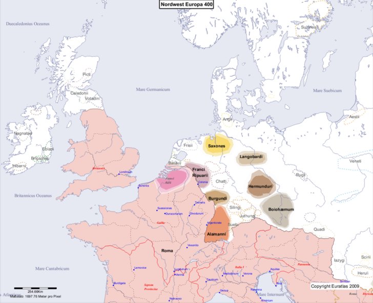 Europa nordwestlicher Teil 400