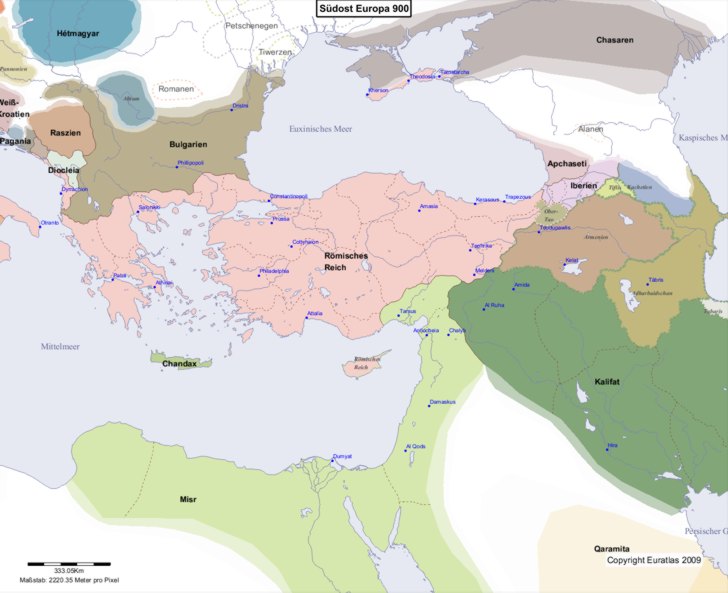 Europa sdstlicher Teil 900