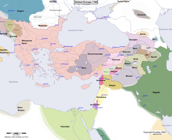 Europa sdstlicher Teil 1100