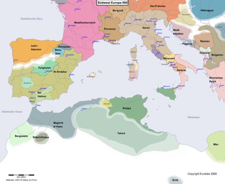 Europa sdwestlicher Teil 900