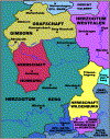 Historische Karte der Grafschaft Gimborn und der Herrschaften Homburg und Wildenburg